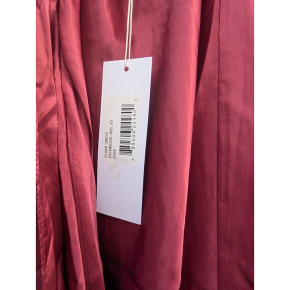 Bishop Young Women's Sloan Dress Sz XS Rose Tie Elegant Feminine NWT - Picture 4 of 9